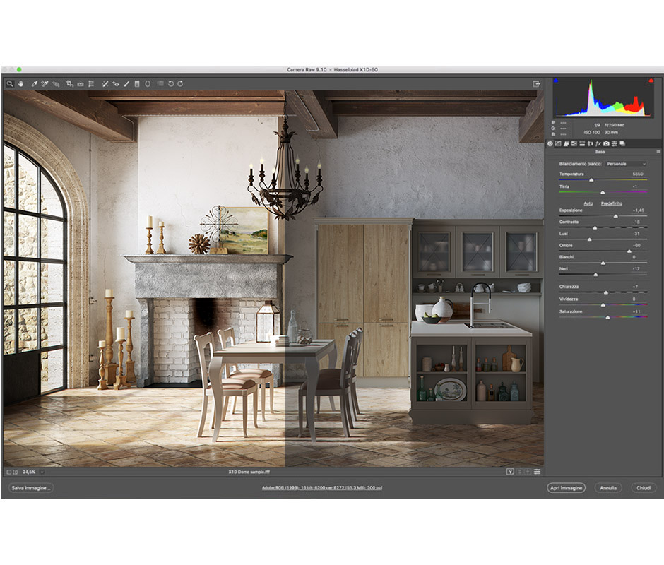 Post-produzione e cromia render, bilanciamento colore render, elaborazione e fotoritocco render